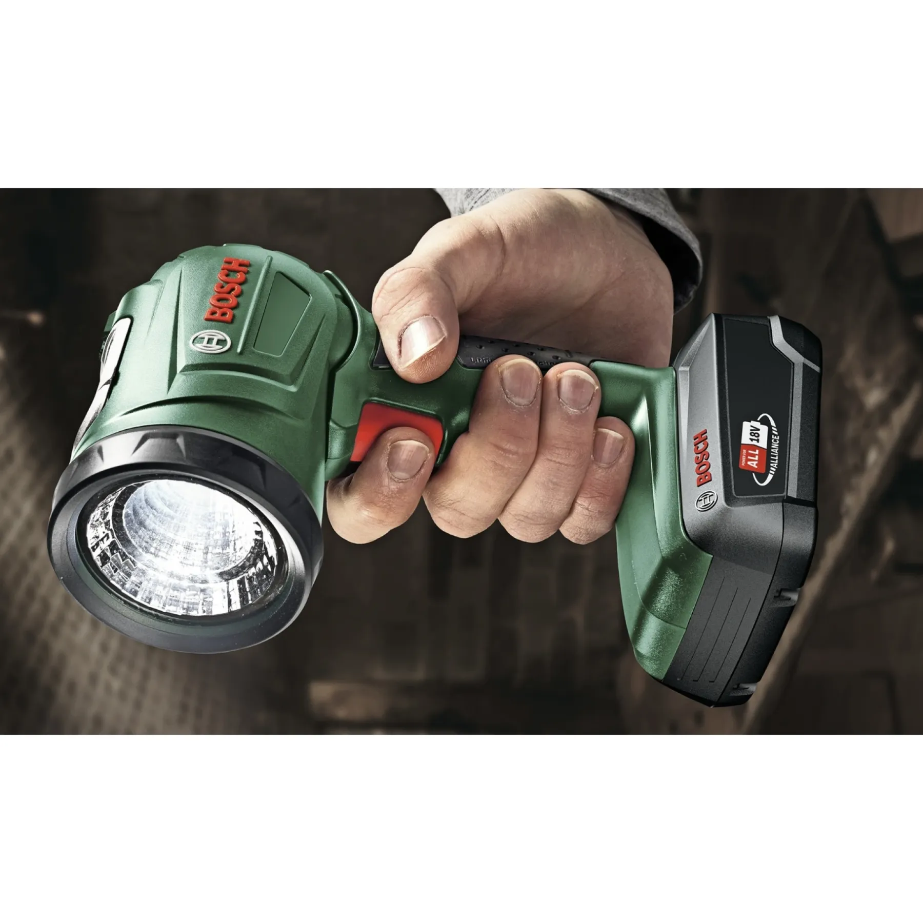 Akku Arbejdslamper ^ Bosch UNIVERSAL UNIVERSALLAMP 18 LYGTE 100 LM