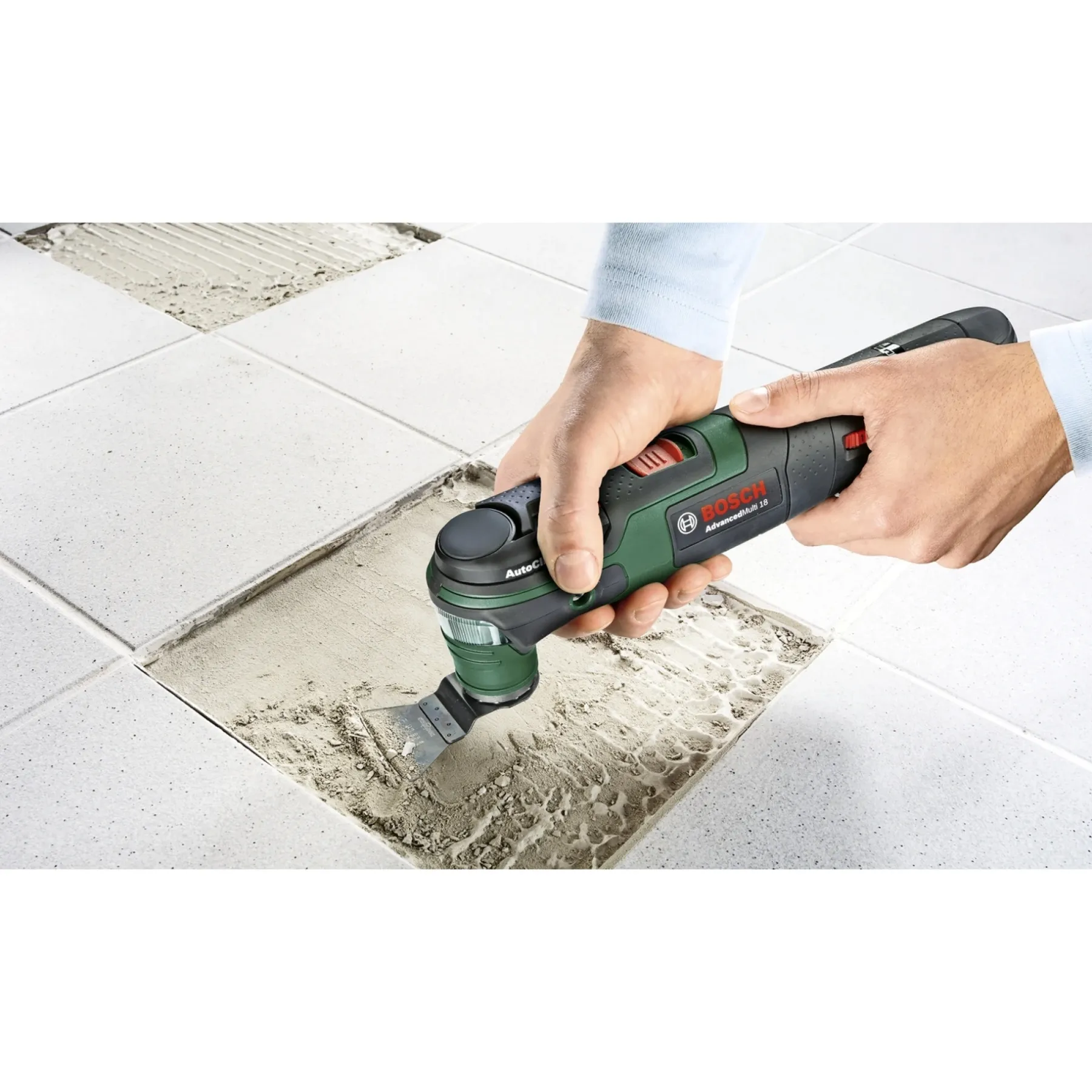 ADVANCEDMULTI 18 MULTICUTTER AKKU 18,0 V UDEN BATTERI OG LADER>Bosch Outlet