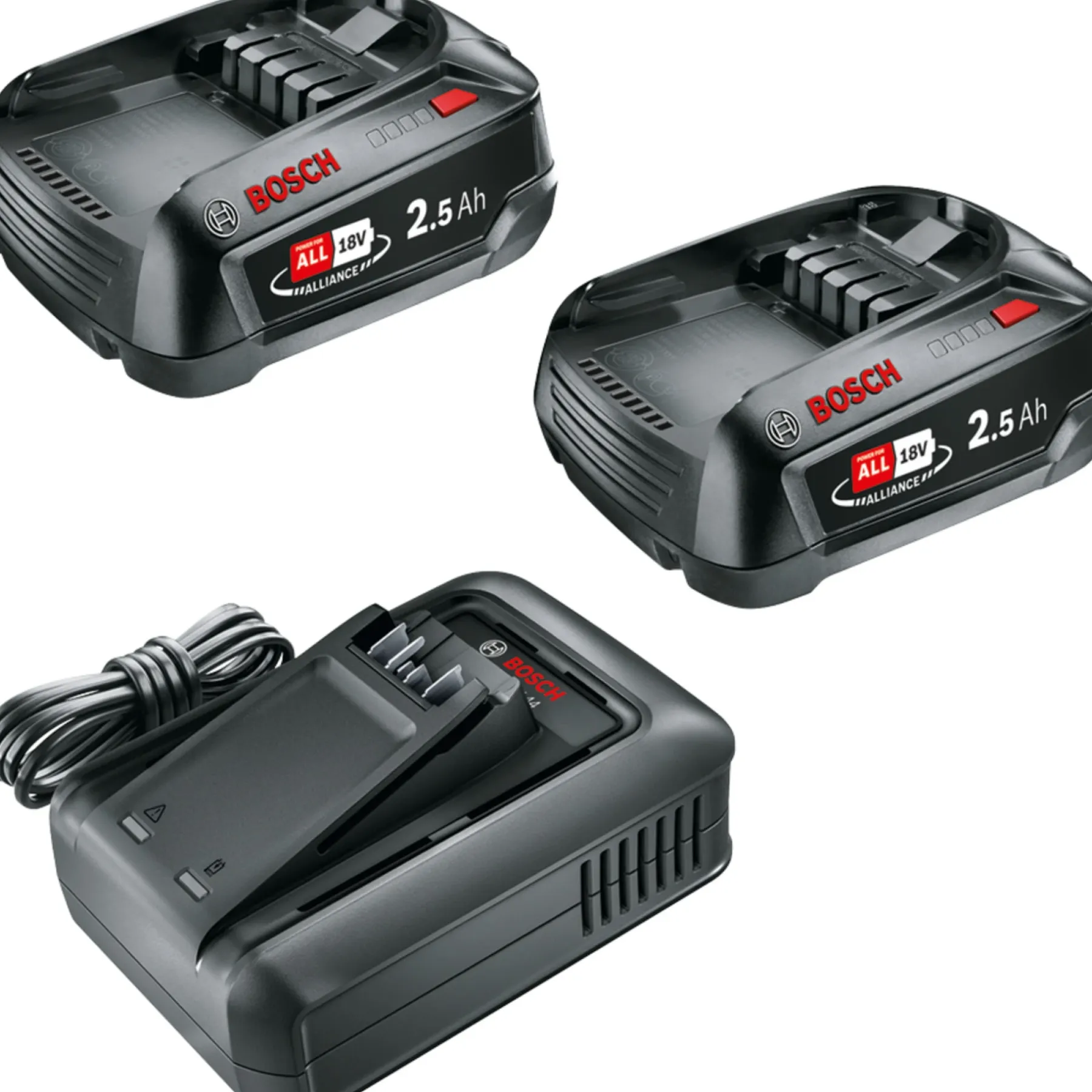 1600A031T5 BATTERI OG LADER 18V 2,5 AH>Bosch