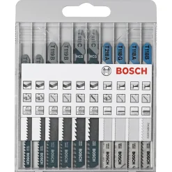 Tilbehør Elværktøj ^ Bosch STIKSAVSKLINGE 10 DELE