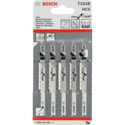 Tilbehør Elværktøj ^ Bosch T101B STIKSAVKLINGE 5 STK