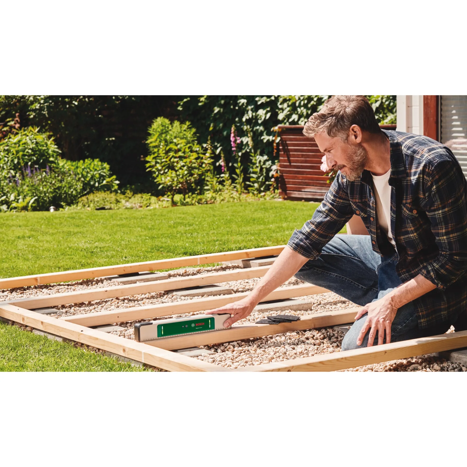 Måleinstrumenter & Strømtestere ^ Bosch DIGITALT VATERPAS 40 CM 3 LIBELLER