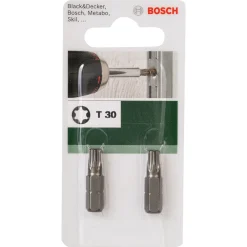Tilbehør Elværktøj ^ Bosch DIY 2609255937 BITS T30 5