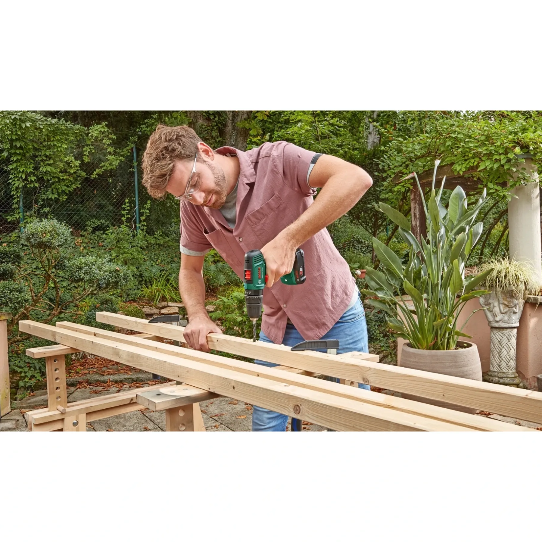 EASY EASYIMPACT 18V-40 SLAGBORE-/SKRUEMASKINE AKKU MED BATTERI OG LADER>Bosch Outlet