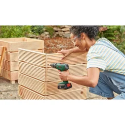 Bore- & Skruemaskiner ^ Bosch EASY EASYIMPACT 18V-40 SLAGBORE-/SKRUEMASKINE AKKU MED BATTERI OG LADER