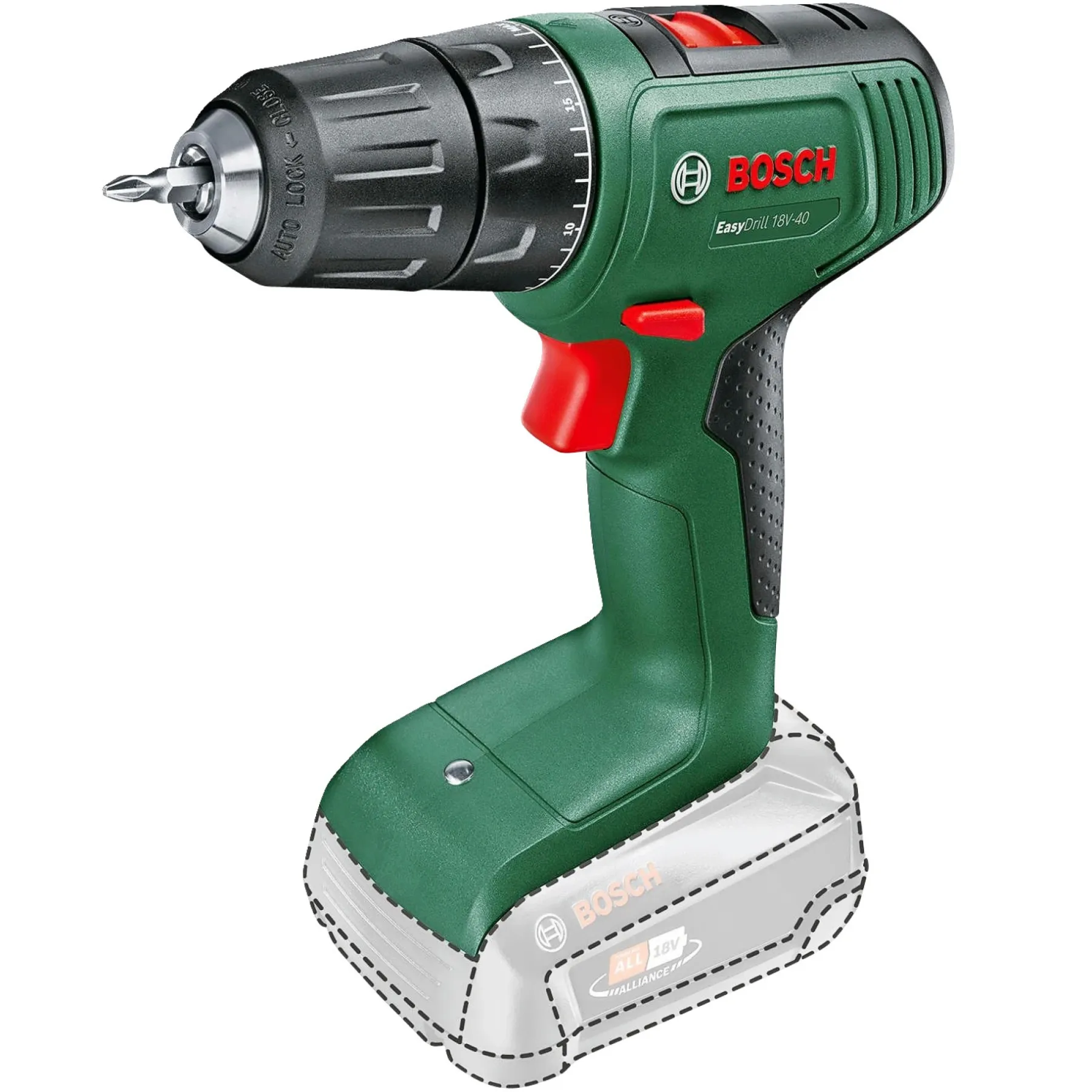 EASY SKRUEMASKINE AKKU UDEN BATTERI OG LADER>Bosch Best
