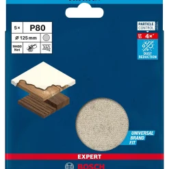 EXPERT M480 GROV SLIBERONDEL Ø125 MM 80 5 STK>Bosch