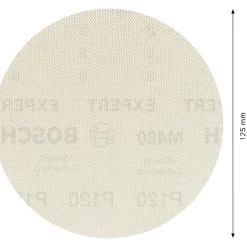 Tilbehør Elværktøj ^ Bosch EXPERT M480 MELLEM SLIBERONDEL Ø125 MM 120 5 STK