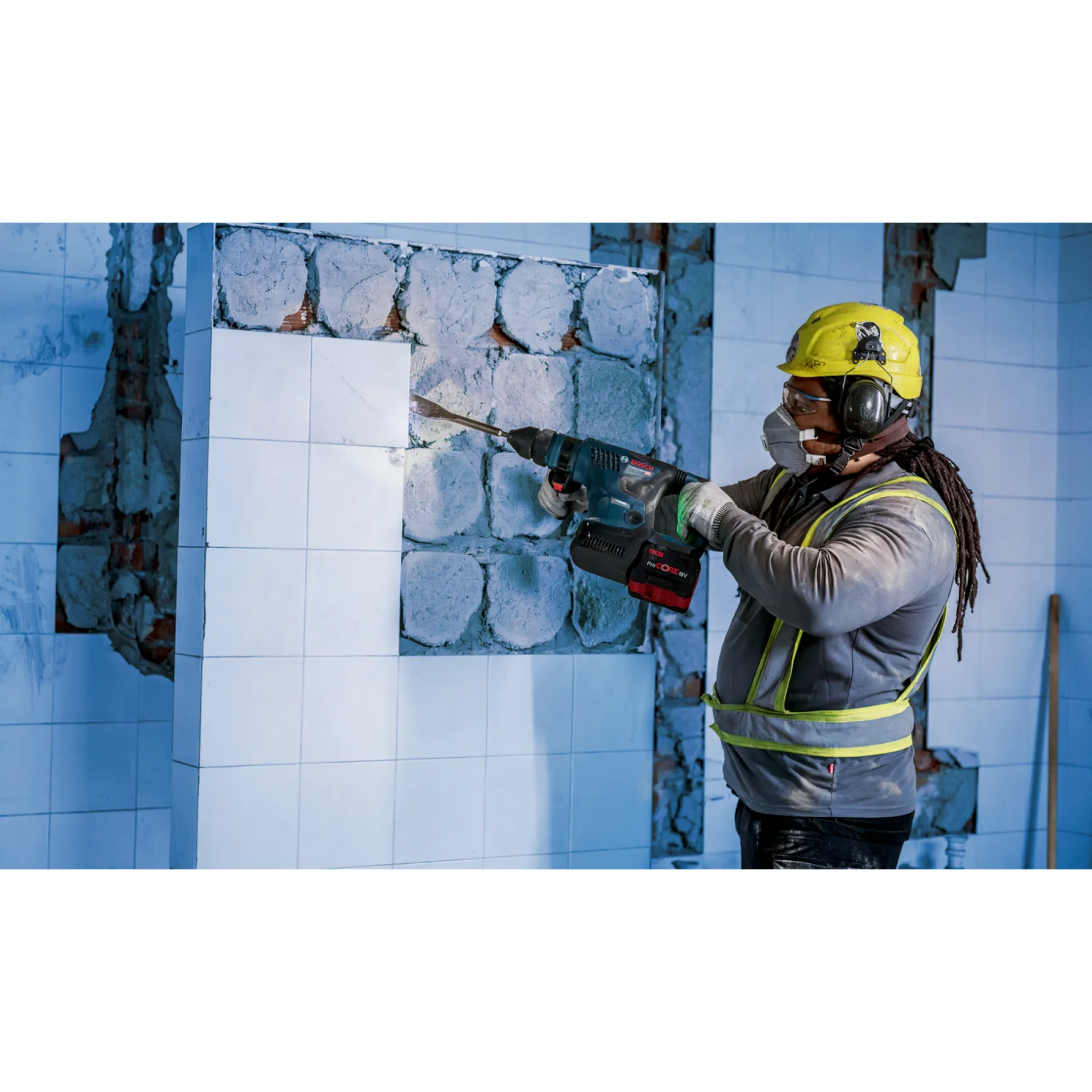 Tilbehør Elværktøj ^ Bosch FLISEMEJSEL SDS PLUS 15X359X42 MM