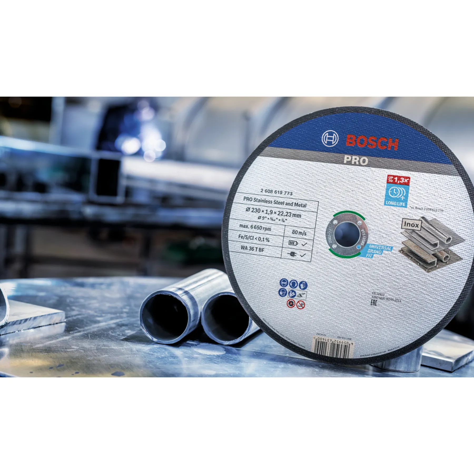 EXP INOX, 1,9MM SKÆRESKIVE 230MM 1 STK>Bosch PRO Discount