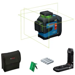 Måleværktøj ^ Bosch PRO GLL 80-33 G LINJELASER 30 M / MED MODTAGER 80 M