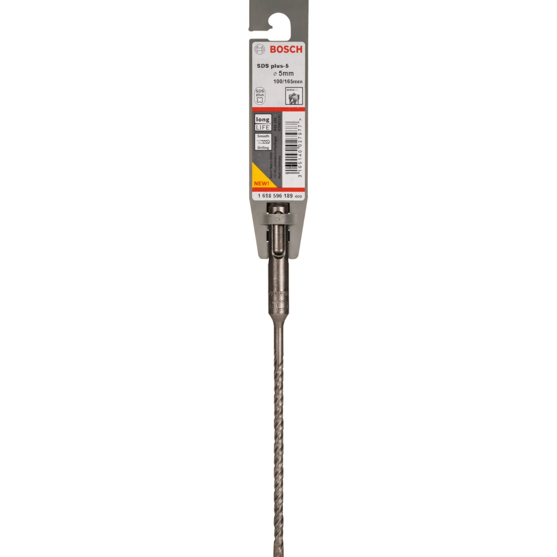 Tilbehør Elværktøj ^ Bosch SDS-PLUS 1618596189 HAMMERBOR 5X160 MM 5