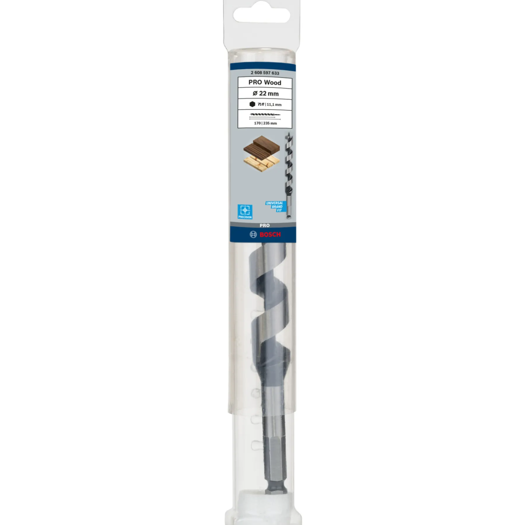 Tilbehør Elværktøj ^ Bosch 2608597633 SNEGLEBOR 22X160X235 MM 1 STK