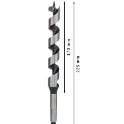Tilbehør Elværktøj ^ Bosch 2608597633 SNEGLEBOR 22X160X235 MM 1 STK