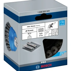 STÅL STÅLKOPBØRSTE 75 MM>Bosch Outlet
