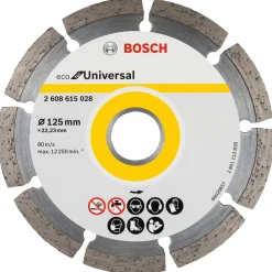 Tilbehør Elværktøj ^ Bosch UNIVERSAL ECO UNIVERSAL DIAMANTSKIVE 5 X 148 X 128 MM