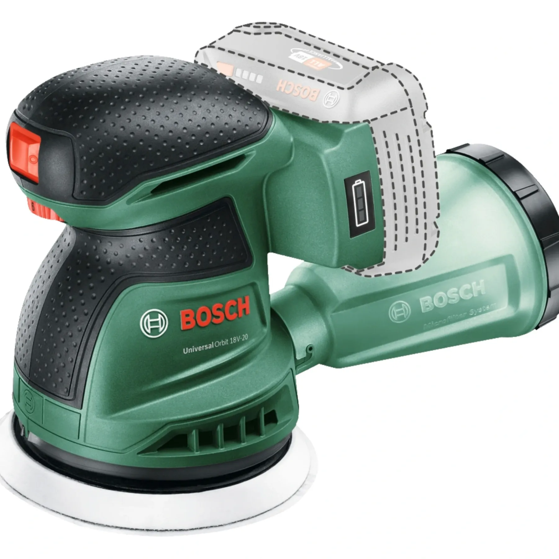UNIVERSALORBIT 18V-20 EXCENTERSLIBER AKKU>Bosch Clearance