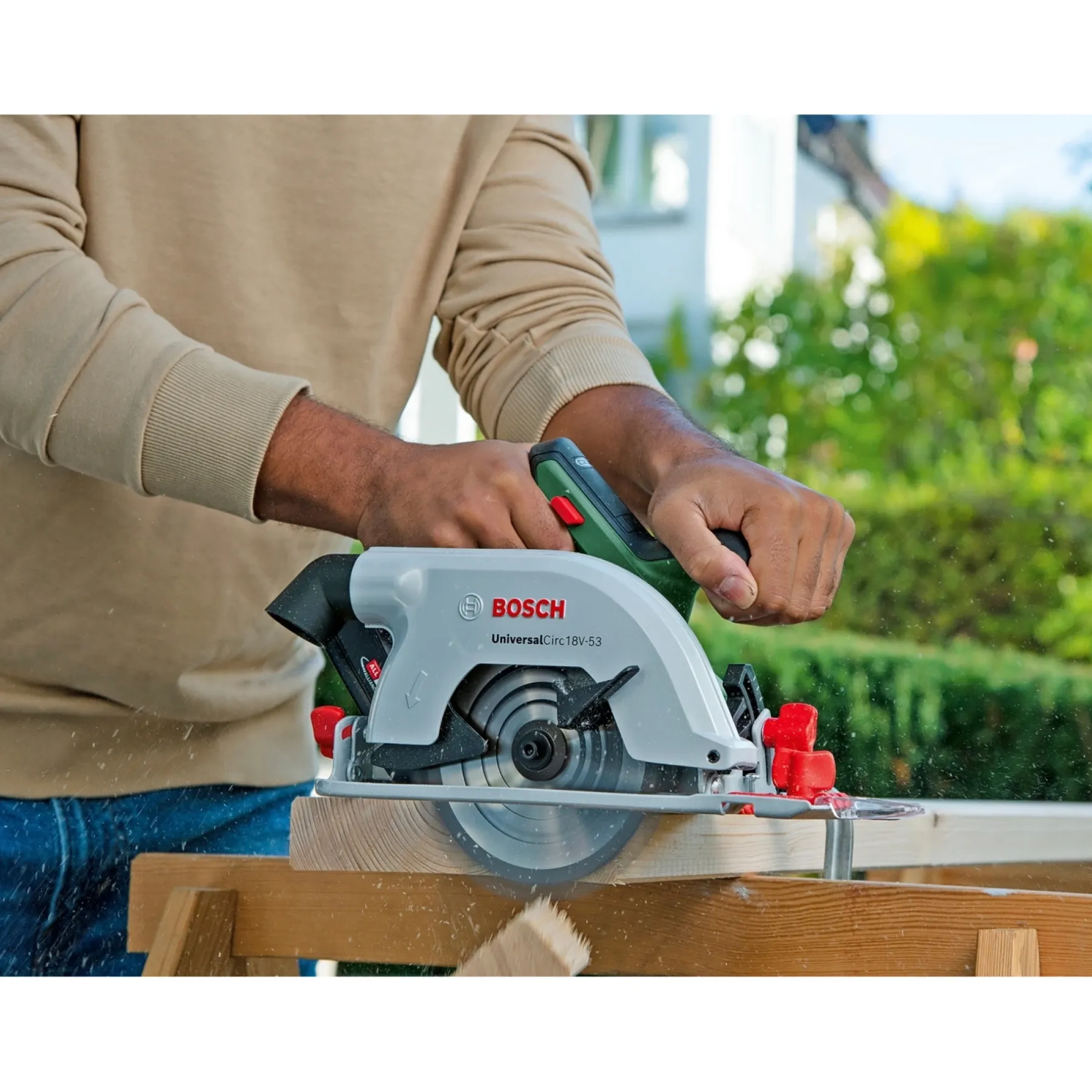 Rundsave ^ Bosch UNIVERSAL UNIVERSALCIRC 18V-53 RUNDSAV AKKU 18,0 V UDEN BATTERI OG LADER