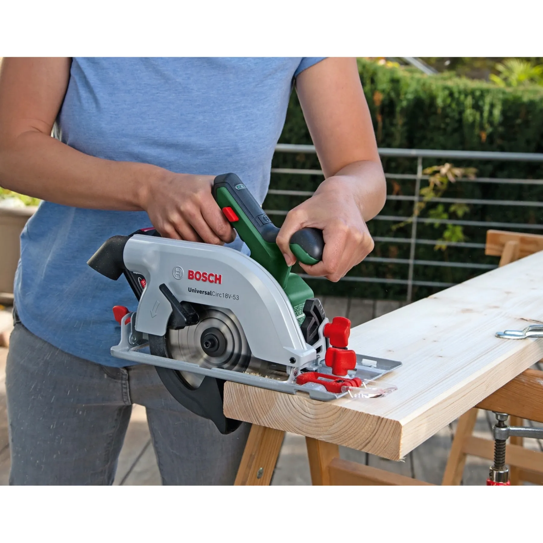Rundsave ^ Bosch UNIVERSAL UNIVERSALCIRC 18V-53 RUNDSAV AKKU 18,0 V UDEN BATTERI OG LADER