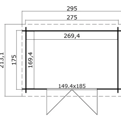 ALVILDA SKUR 4,56 M2>BYGNORDIC Hot