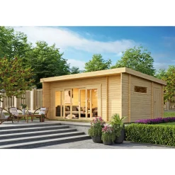 Bjælkehytter ^ BYGNORDIC FRYD ANNEKS 22,84 M2