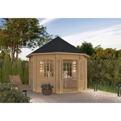 Bjælkehytter ^ BYGNORDIC HELLA PAVILLON 9,46 M2