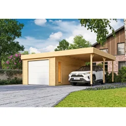 Bjælkehytter ^ BYGNORDIC HOLGER GARAGE 34,59 M2