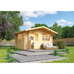 Bjælkehytter ^ BYGNORDIC TROELS HYTTE 11,15 M2