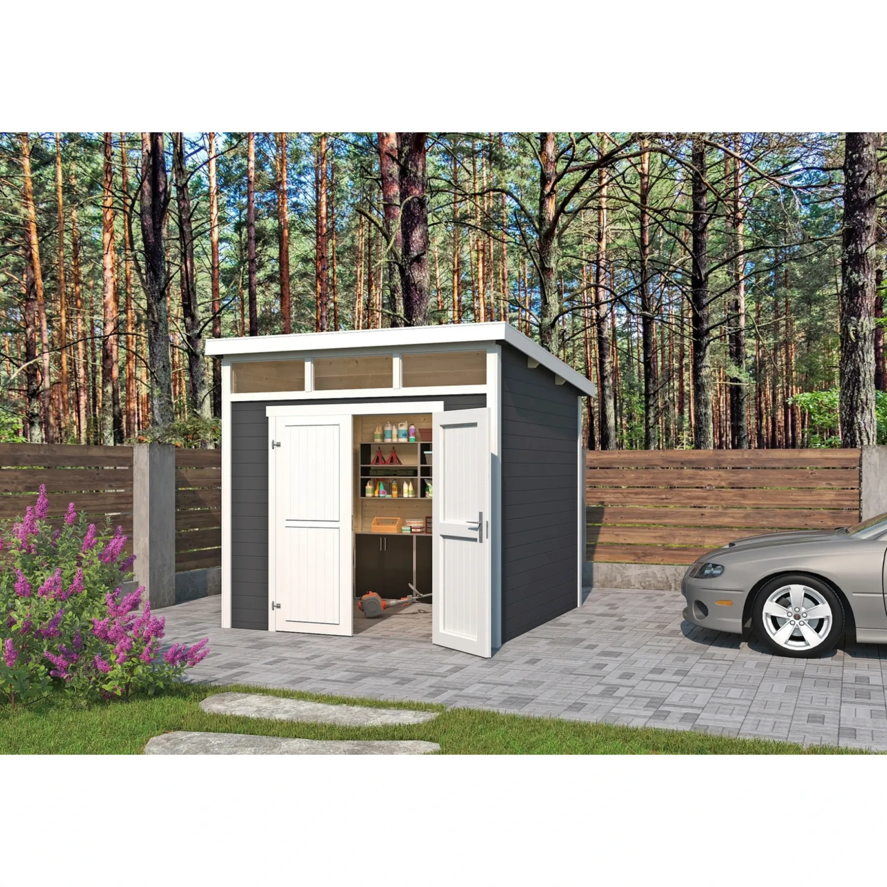 Redskabsskure ^ BYGNORDIC YRSA SKUR 5,97 M2