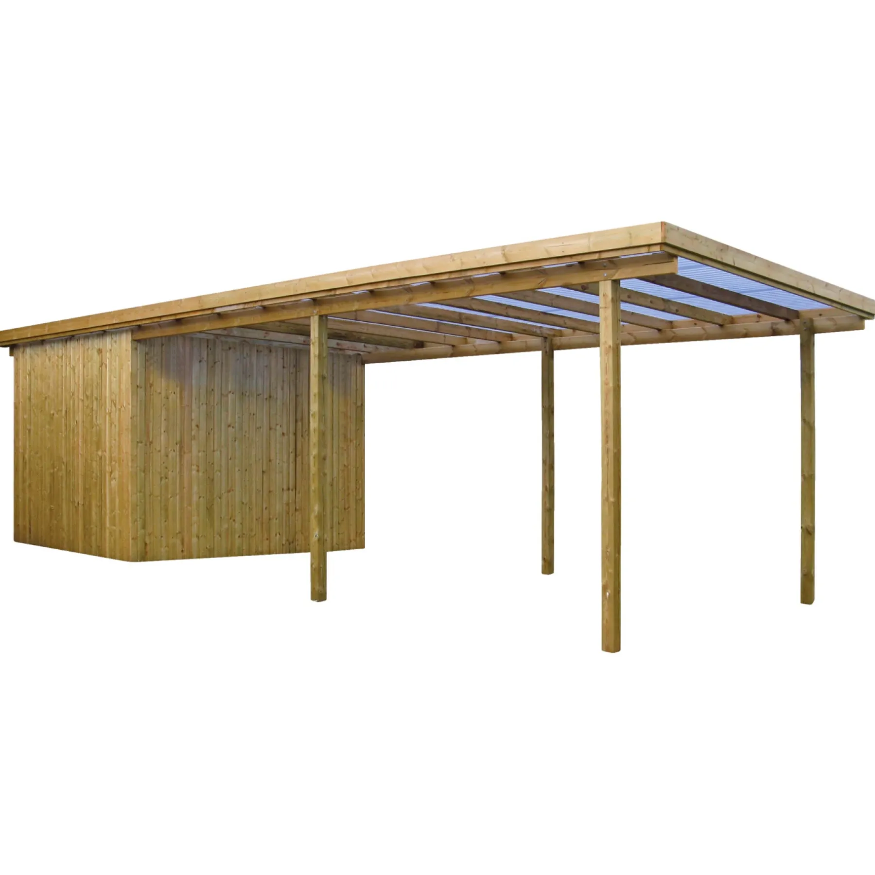 Carporte ^ BYG-SELV LYNGE 1.1 CARPORT 25 M2