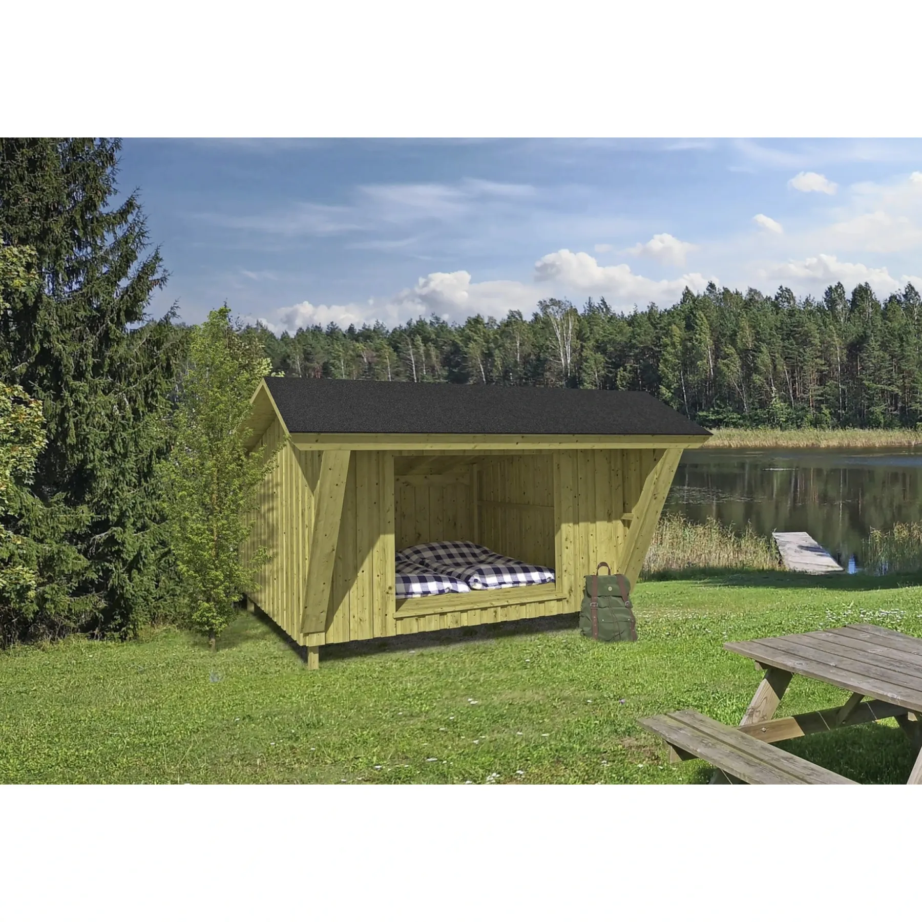 SKOVBLIK SHELTER 10 M²>BYG-SELV Outlet
