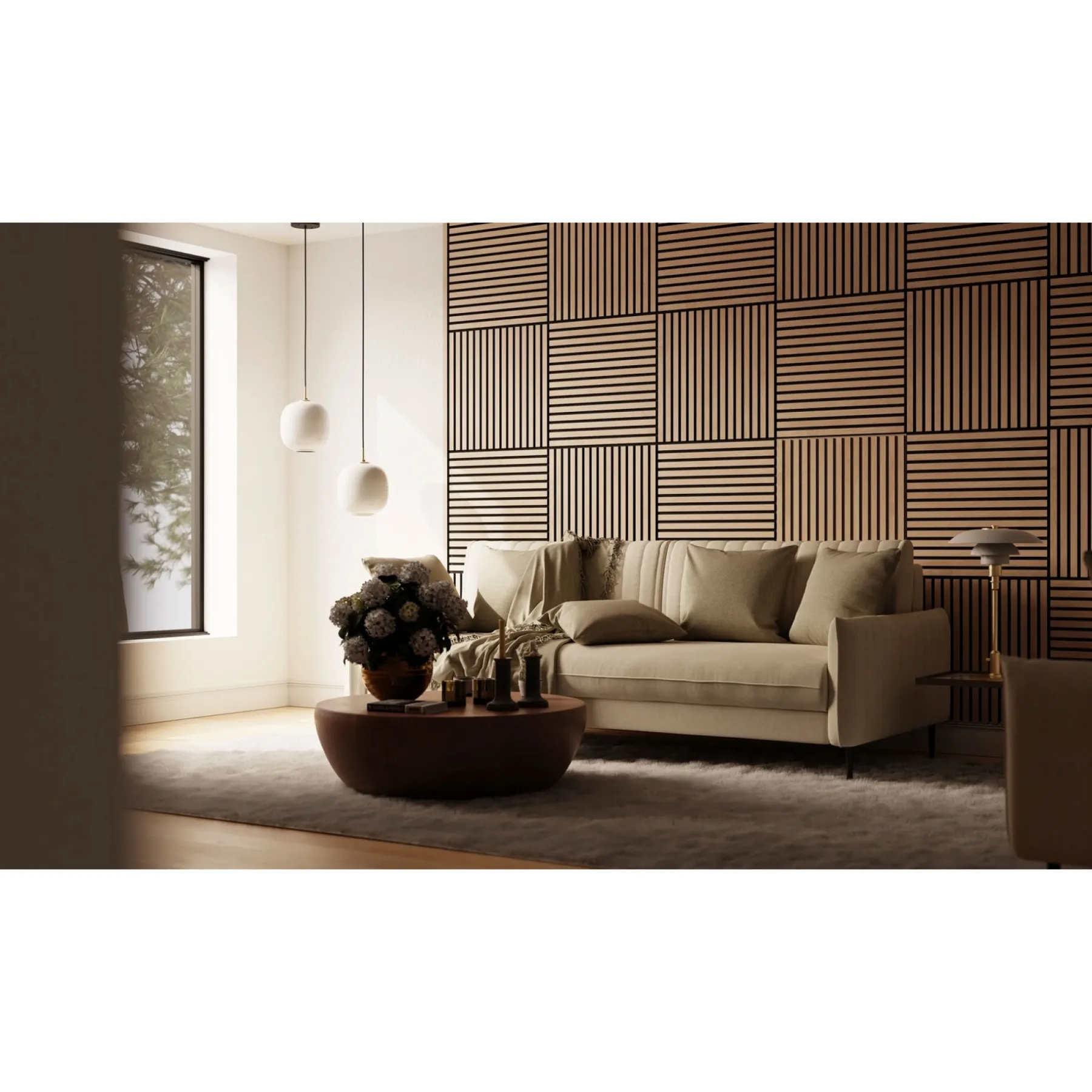 BY VENØ AKUSTIKPANEL UBEHANDLET EG 19 X 600 X 600 MM>By Venø Best