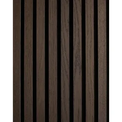 BY VENØ SVANEMÆRKET AKUSTIKPANEL UBEHANDLET RØGET EG 19 X 600 X 2400 MM>By Venø New