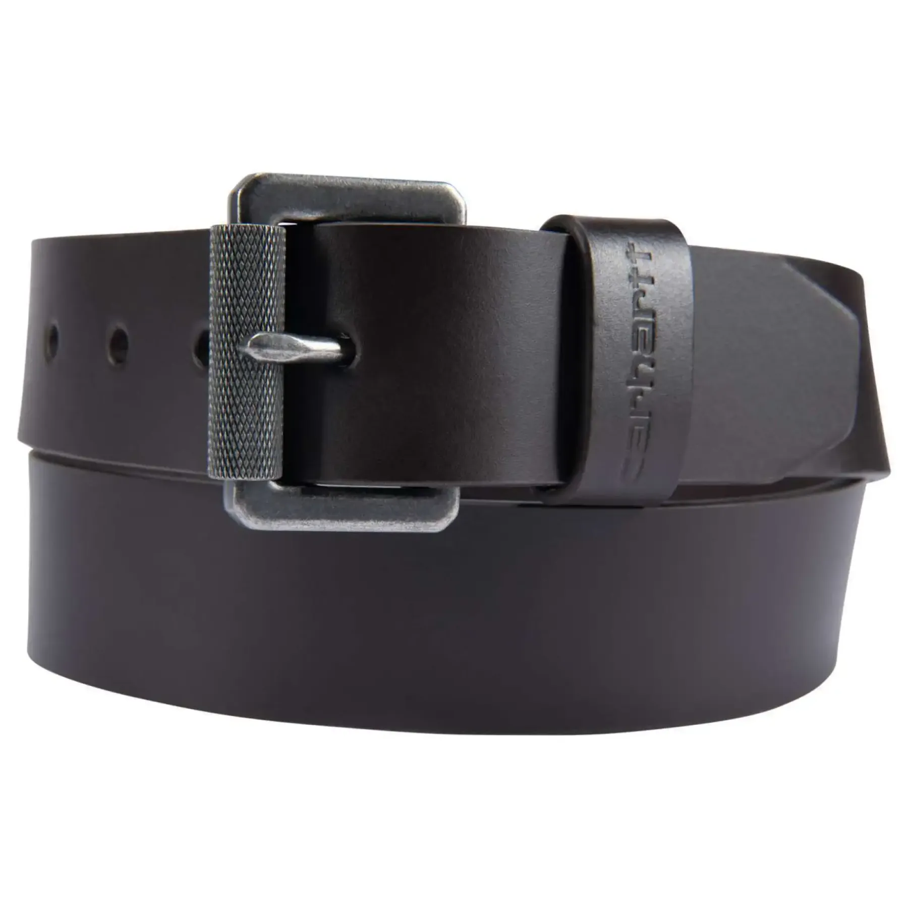 BRIDLE LEATHER ROLLER BUCKLE BELT BÆLTE DARK BROWN 38>Carhartt Online