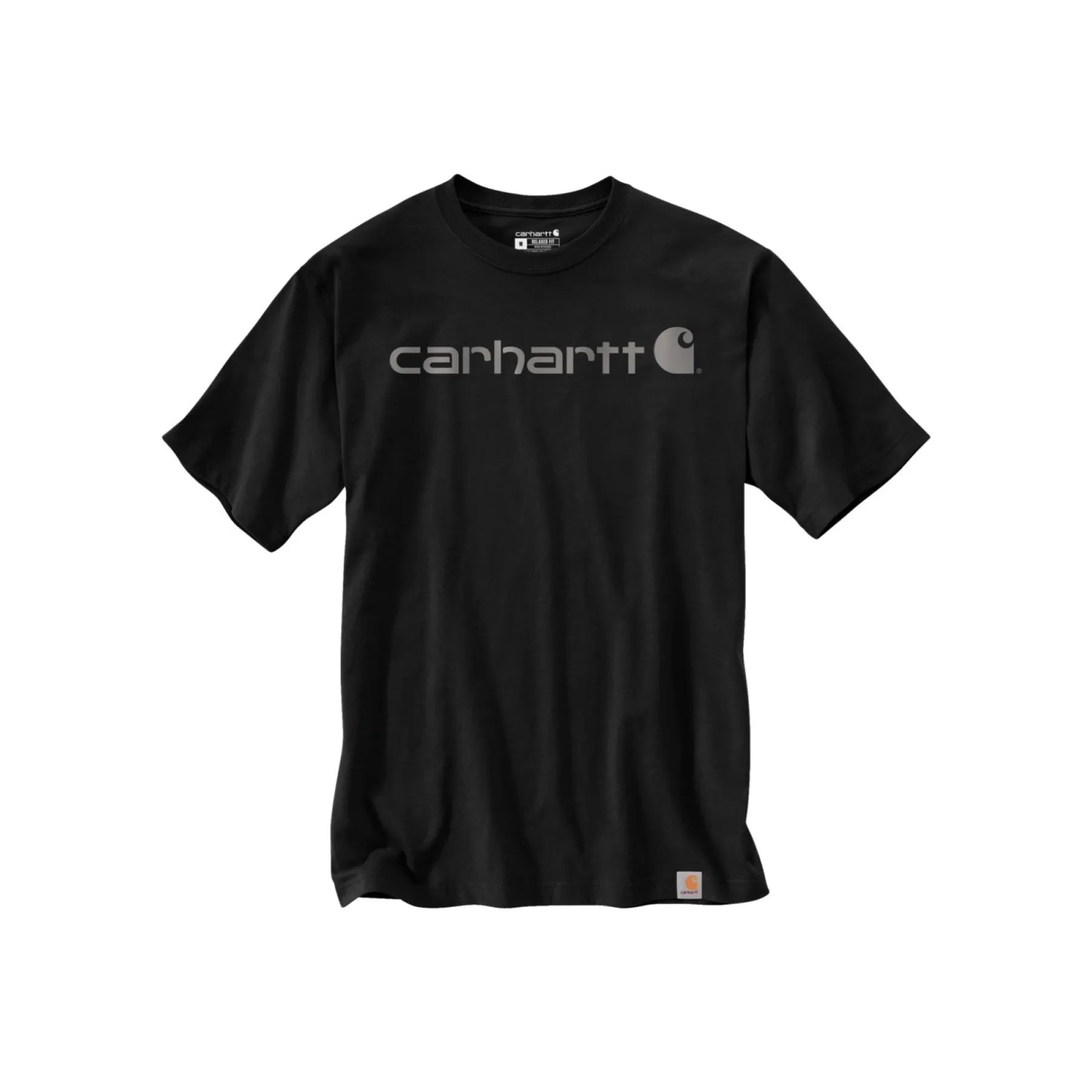 CORE LOGO T-SHIRT L SORT/GRÅ>Carhartt Outlet