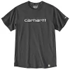 Trøjer & T-Shirts ^ Carhartt FORCE S/S LOGO GRAPHIC TSHIRT T-SHIRT S MØRK GRÅ
