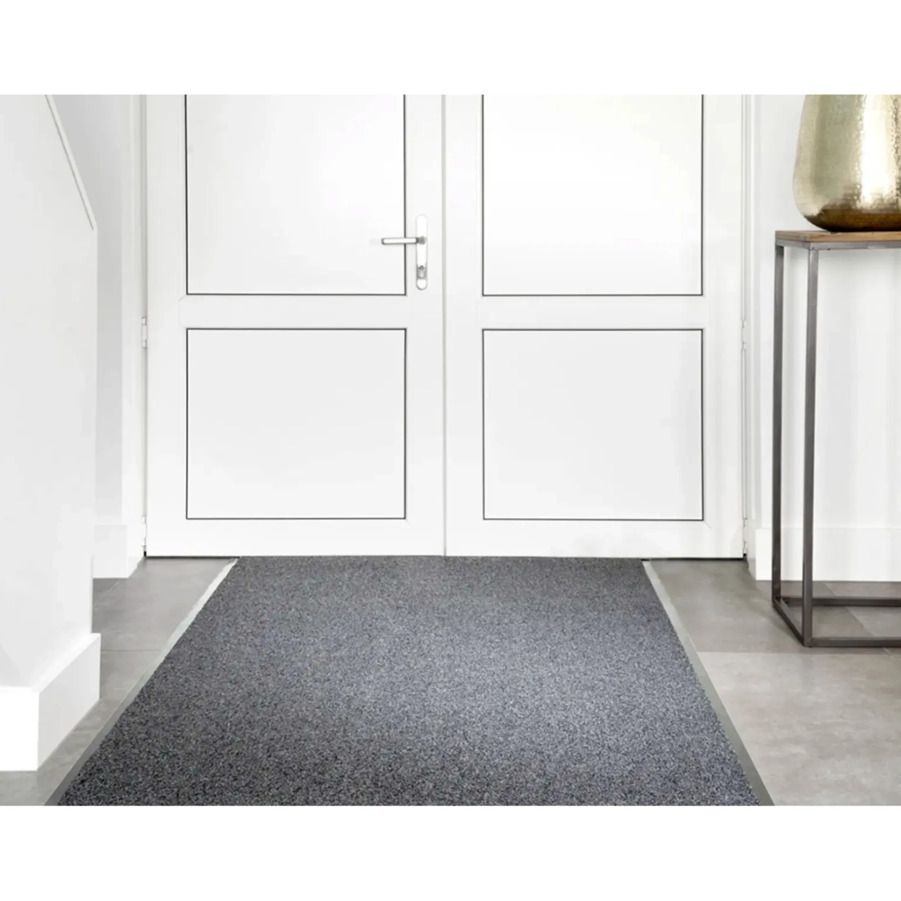 TOPTWISTER DØRMÅTTE 130X200 GRÅ>Clean Carpet Discount