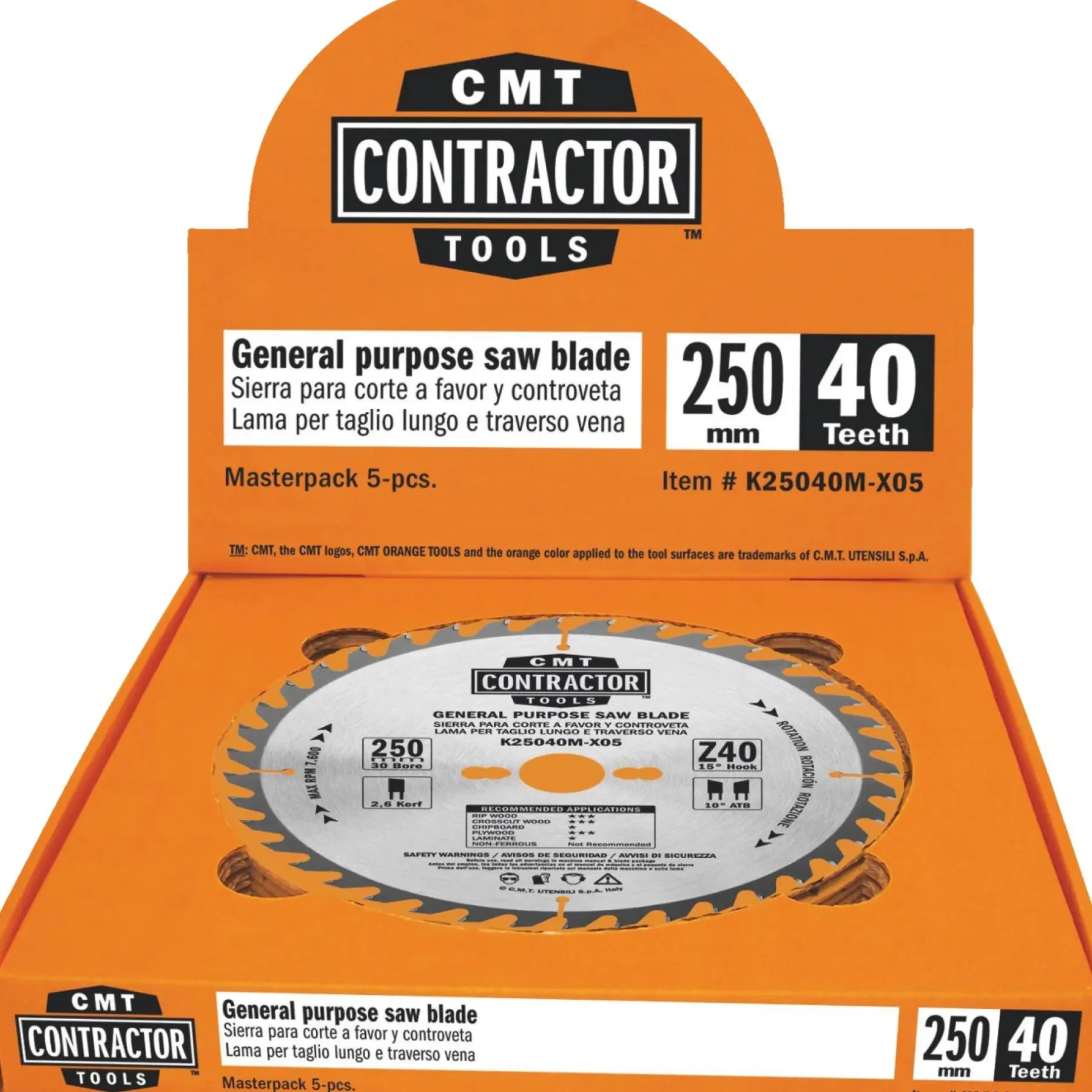 CONTRACTOR Z24 RUNDSAVKLINGEPAKKE 216X30 MM>CMT Clearance