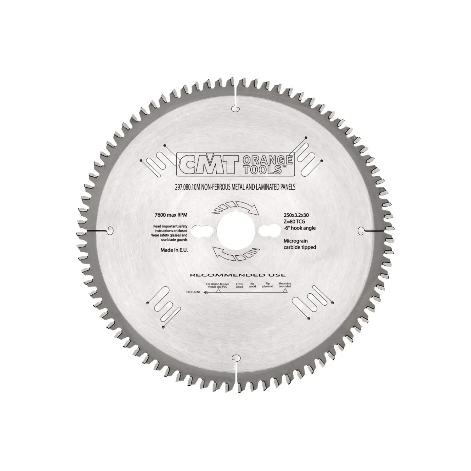Tilbehør Elværktøj ^ CMT Z64 NE NEG RUNDSAVKLINGE 216X2,8X30 MM