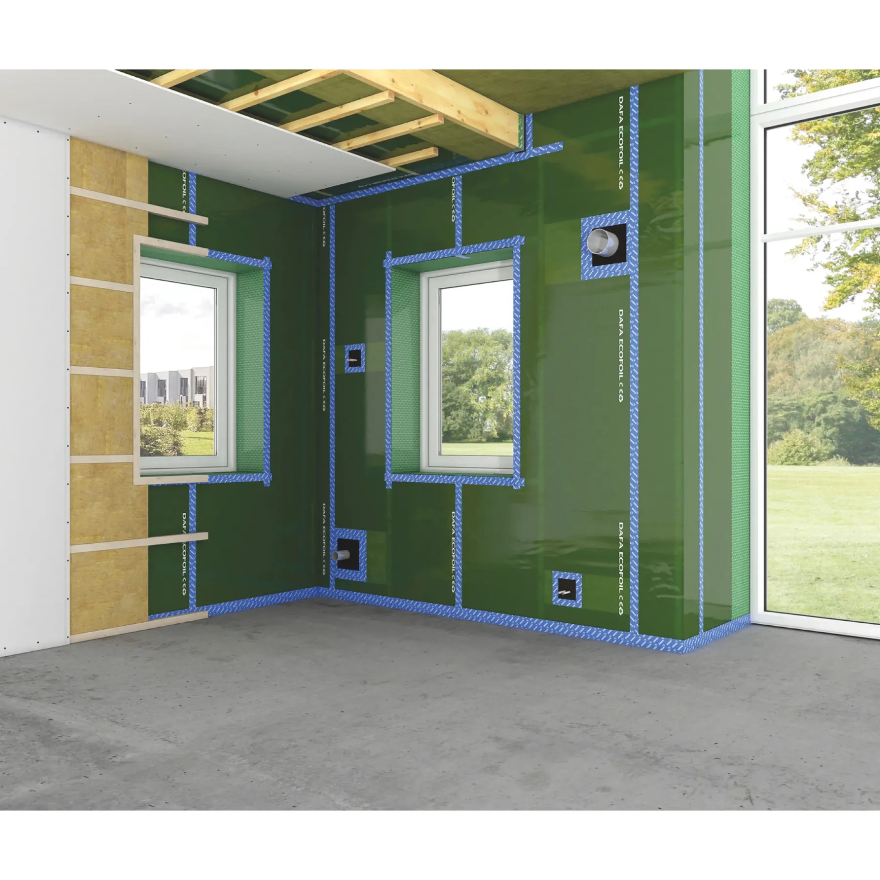 AIRSTOP SYSTEM ECOFOIL DAMPSPÆRRE 2 X 50 M>DAFA Discount