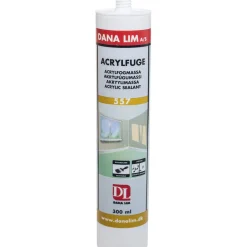 Fugemasser ^ Dana Lim 557 AKRYLFUGEMASSE 300 ML HVID