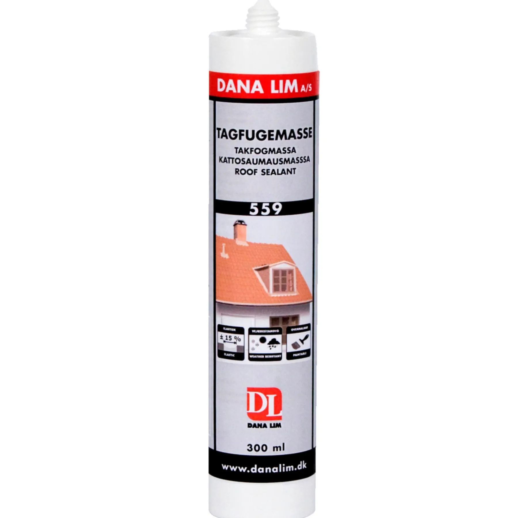 Fugemasser ^ Dana Lim 559 TAGFUGEMASSE 300 ML SORT