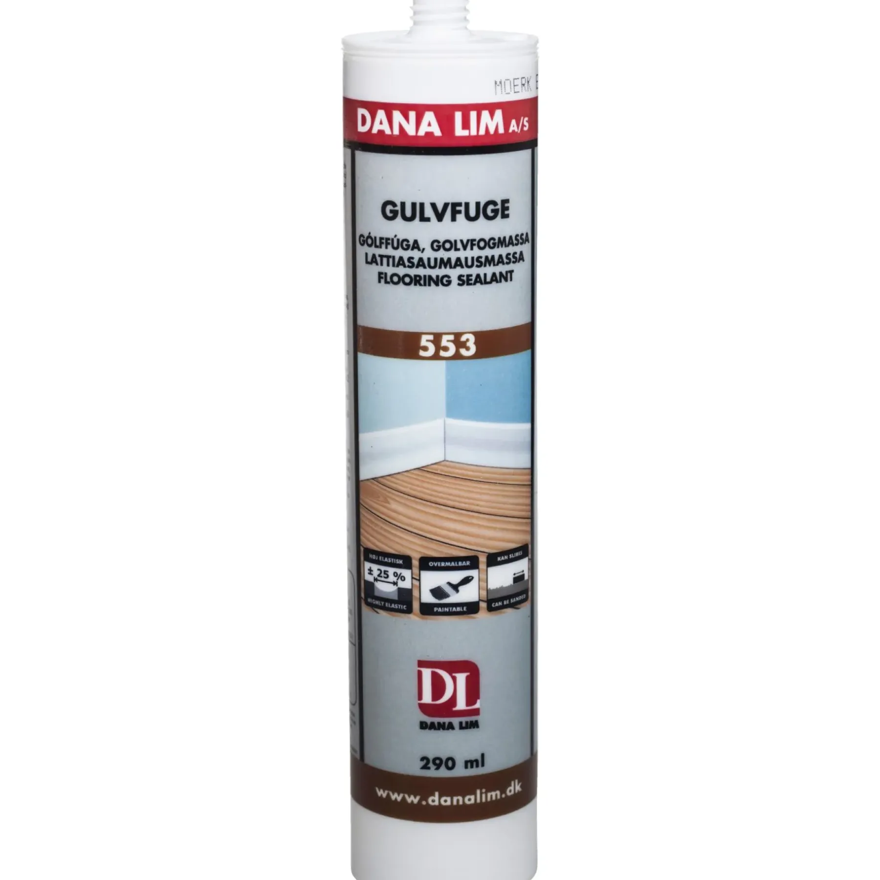 553 GULVFUGEMASSE 290 ML SORT>Dana Lim Outlet