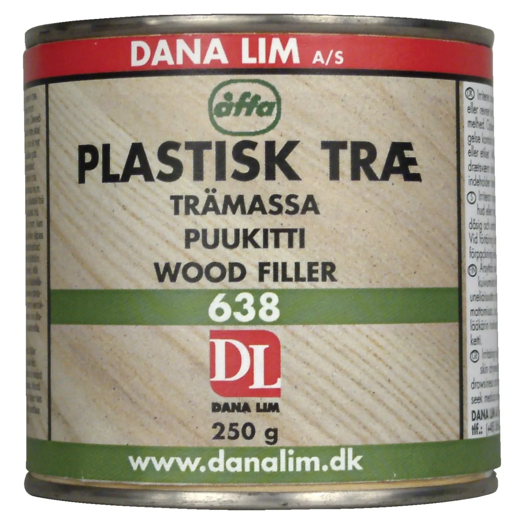 638 PLASTISK TRÆ 250 G NATUR>Dana Lim Hot