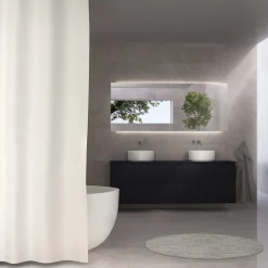 UNI BADEFORHÆNG HVID 120 X 200>Debel Online