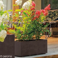 Havekrukker ^ Deroma MILLENIUM 208-609 PLANTEKASSE PLASTIK ANTRACITGRÅ L59 CM