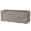 Havekrukker ^ Deroma MILLENIUM 208-614 PLANTEKASSE PLASTIK SANDSTEN L99 CM