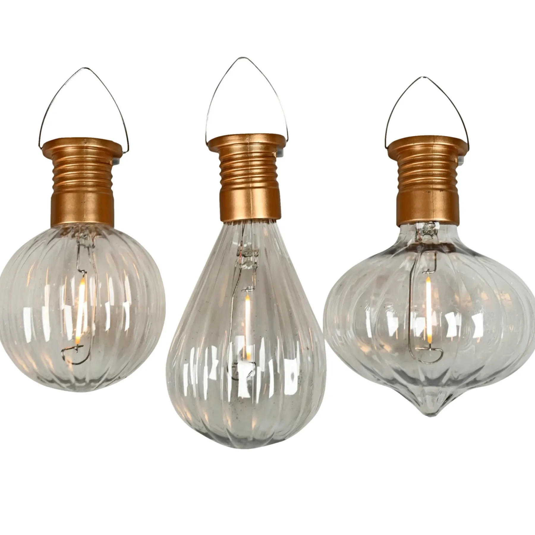 Solcellelamper ^ Det Gamle Apotek ASSORTERET SOLCELLEPÆRE KOBBER/KLAR 13 CM