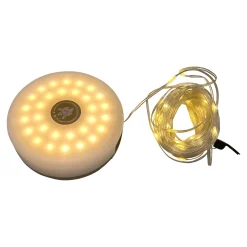 Lyskæder & Net ^ Det Gamle Apotek LYSKÆDE 100 LED I STRIP, 30 LED I LAMPE 11 CM
