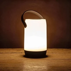 SOLCELLE BORDLAMPE HVID>Det Gamle Apotek Online
